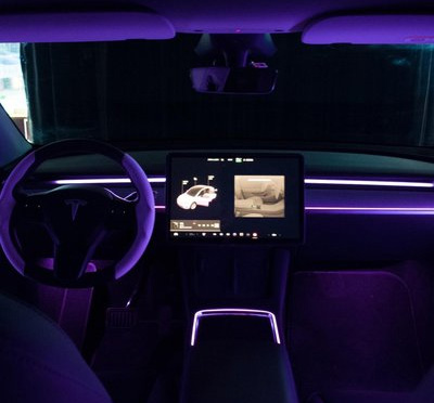 成都特斯拉氛围灯升级 原厂协议对接不影响 OTA 更新